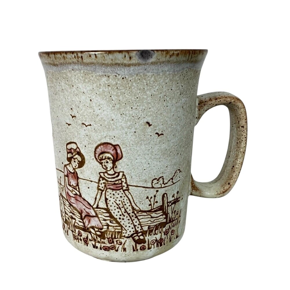 Vintage Dunoon Ceramics Scotland Stoneware Coffee Mug  (1)